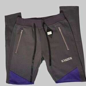 NWT - Karter Collection Gray & Puple Athletic Pant